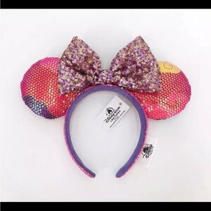 Disney Pink and Purple Sequin Minnie Mouse Ears